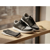 Παπούτσι LS010 VANTRO Black-Grey