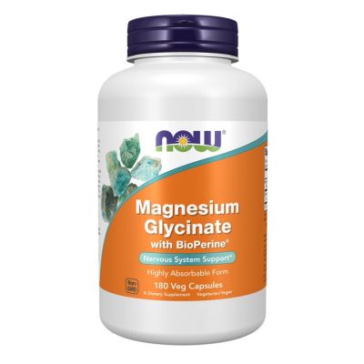 Now Foods Magnesium Glycinate With Bioperine 180 κάψουλες