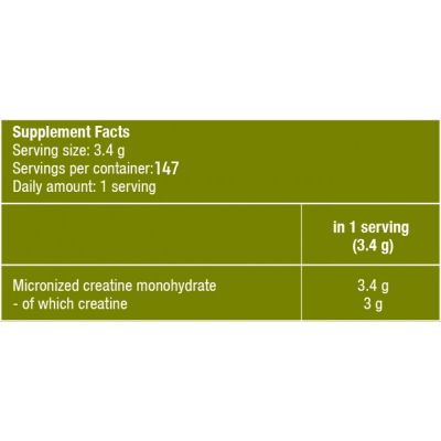 Biotech USA 100% Creatine Monohydrate Unflavoured 500gr