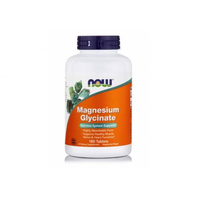 Now Foods Magnesium Glycinate 180 ταμπλέτες
