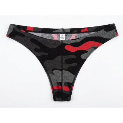 Εσώρουχο Thong 60314334-XL Μαύρο, Γκρι, Κόκκινο
